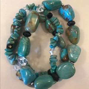 Silpada Stretch Turquoise Bracelets